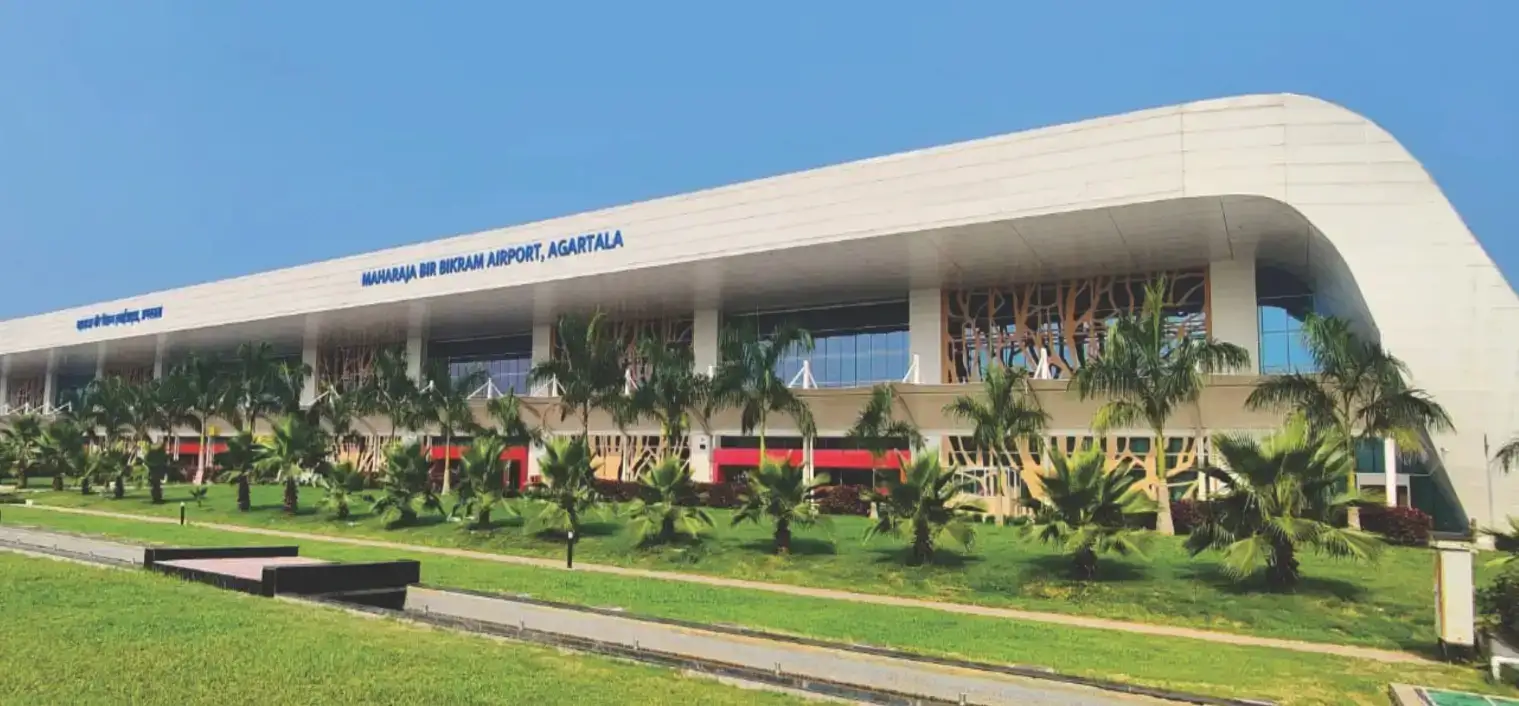 The new Integrated Terminal Building at Maharaja Bir Bikram Airport, Agartala